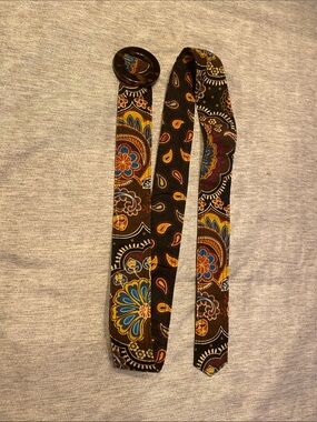 Vera Bradley Belt in Kensington Brown Paisley